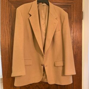 Mens Vintage 100% Camel Hair Jacket